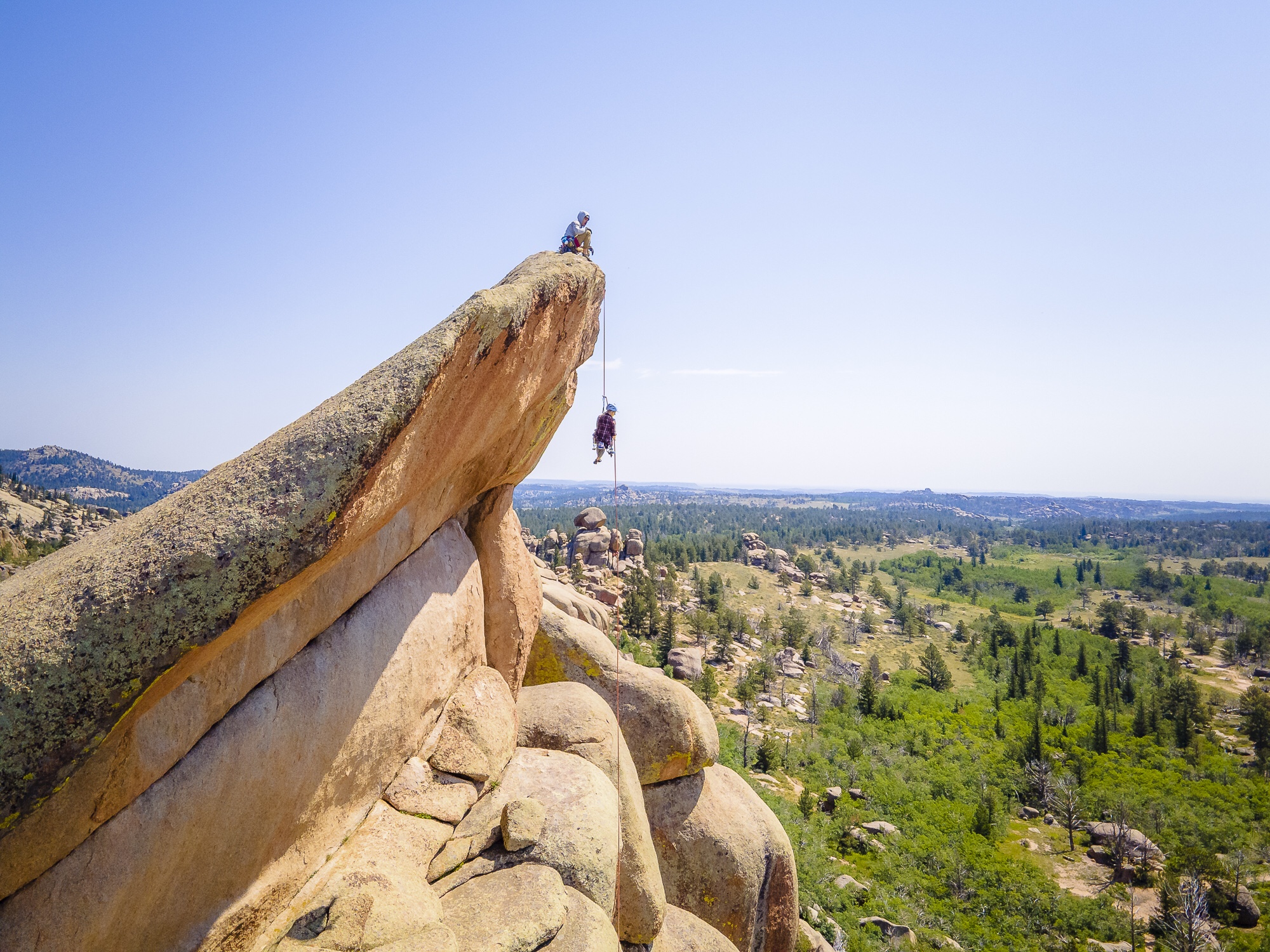 Rock Climbing in Vedauwoo Wyoming Mountain Guides
