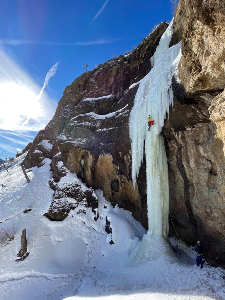 Custom Ice Climbing Trips Wyoming Mountain Guides
