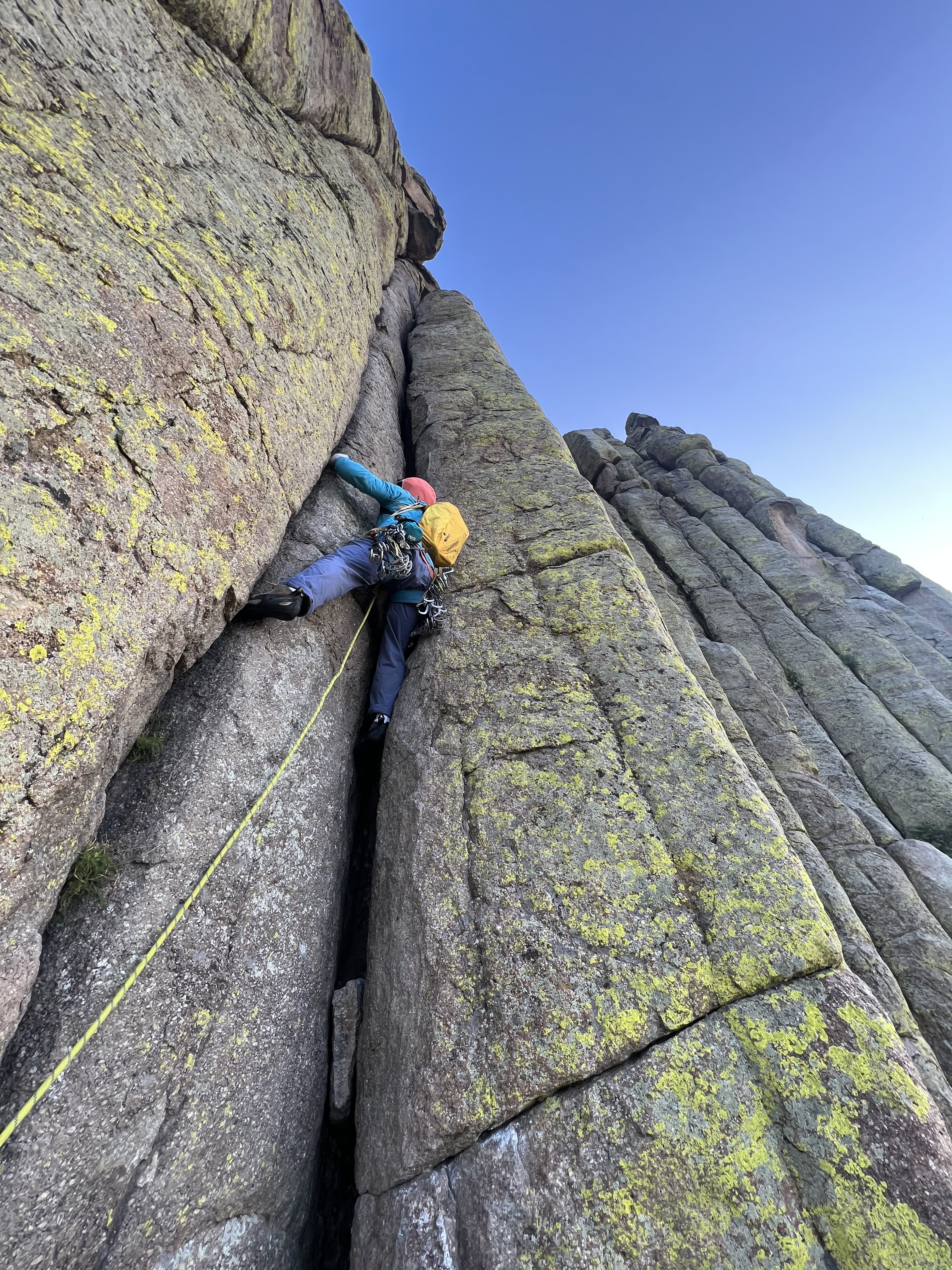 Devils Tower, WY - Multipitch Trad Climbing Course - Wyoming